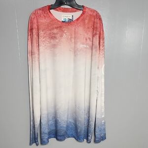 Magellan Outdoors Patriotic Gradient Long Sleeve Shirt